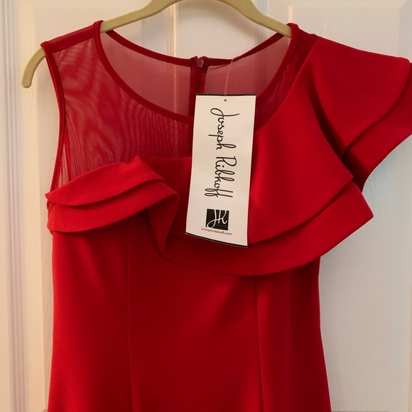 Red Joseph Ribkoff dress…..NWT - Picture 5 of 10